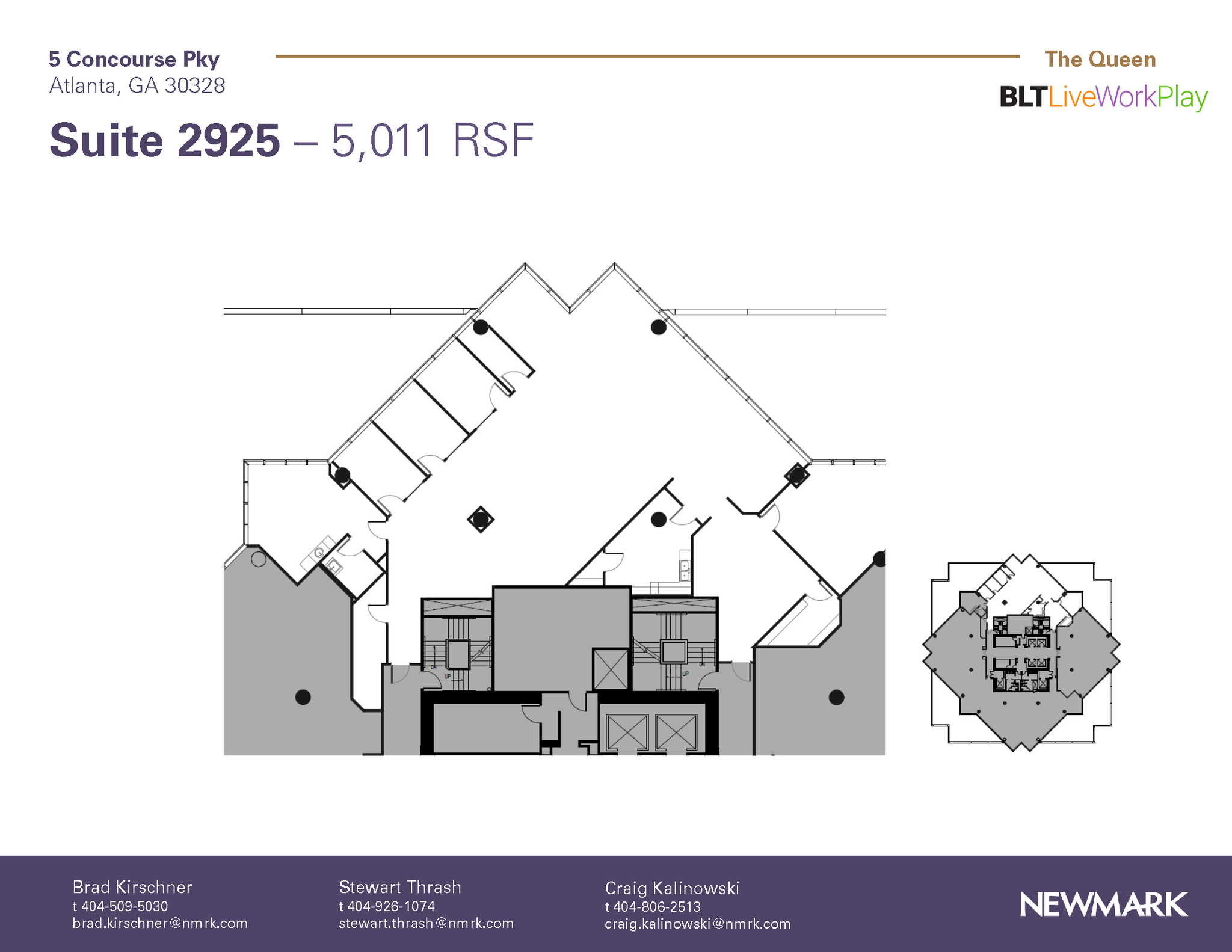 6 Concourse Pky NE, Atlanta, GA en alquiler Plano de la planta- Imagen 1 de 1