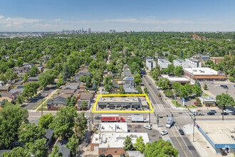 1135 E Evans Ave, Denver, CO - VISTA AÉREA  vista de mapa - Image1