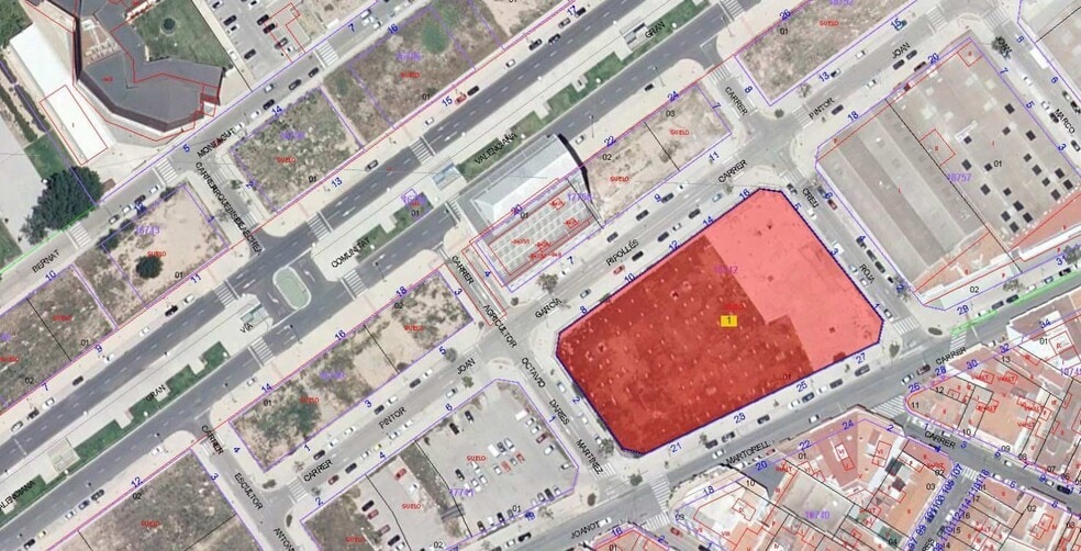 Joanot Martorell - Polg. Tulell, Alzira, Urbanitza, 25, Alzira, Valencia en venta - Plano de la planta - Imagen 3 de 13