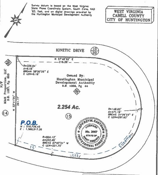 00 Kinetic Park, Huntington, WV en venta - Plano del sitio - Imagen 3 de 3