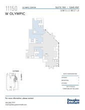 11150 W Olympic Blvd, Los Angeles, CA en alquiler Plano de la planta- Imagen 1 de 1