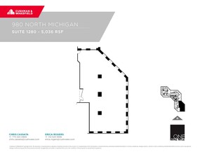 980 N Michigan Ave, Chicago, IL en alquiler Plano de la planta- Imagen 1 de 1