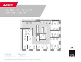 980 N Michigan Ave, Chicago, IL en alquiler Plano de la planta- Imagen 1 de 1