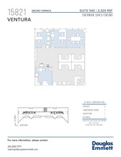 15821 Ventura Blvd, Encino, CA en alquiler Plano de la planta- Imagen 1 de 1