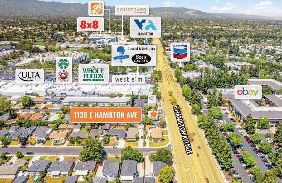 1136 E Hamilton Ave, Campbell, CA en venta - Foto del edificio - Imagen 2 de 12