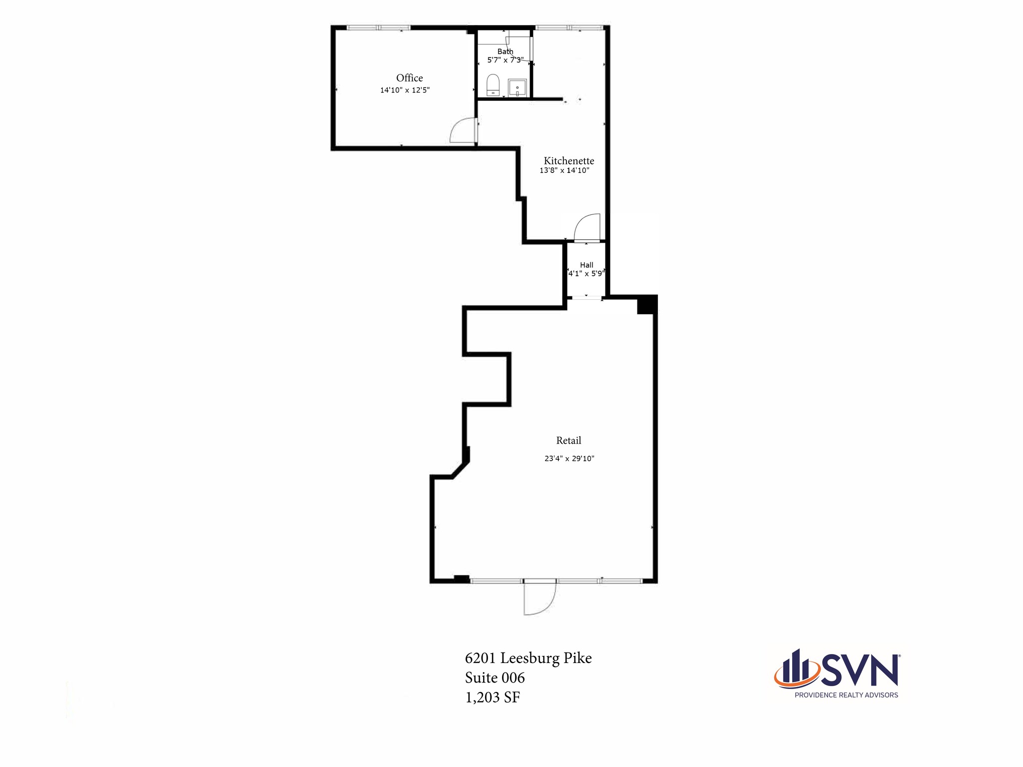 6201 Leesburg Pike, Falls Church, VA en alquiler Plano del sitio- Imagen 1 de 1