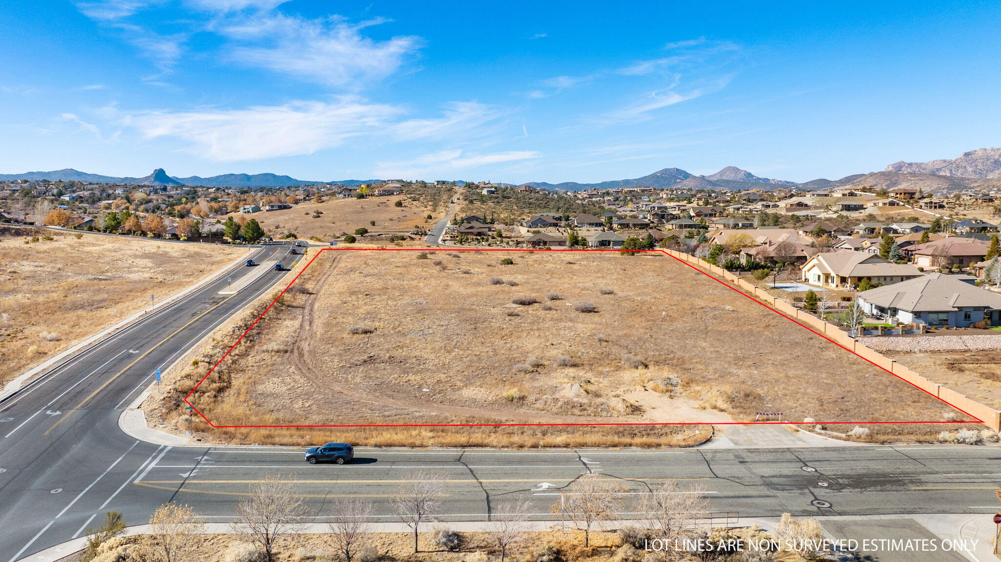 NWC Rosser and Blooming Hills, Prescott, AZ en venta Vista aérea- Imagen 1 de 8