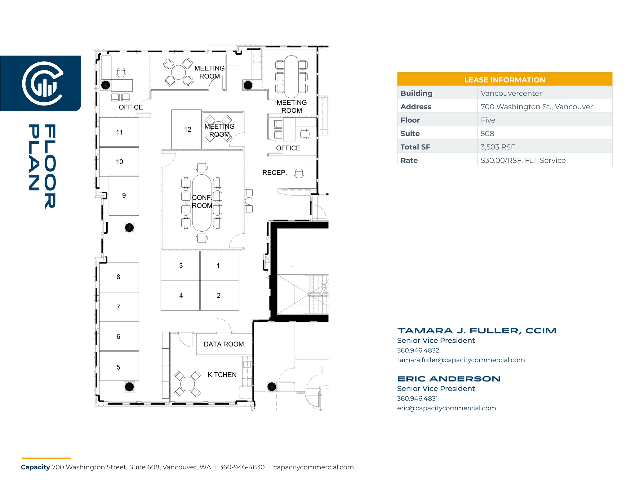 700 Washington St, Vancouver, WA en alquiler Plano del sitio- Imagen 1 de 1