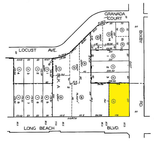 3777 Long Beach Blvd, Long Beach, CA en alquiler - Plano de solar - Imagen 3 de 7