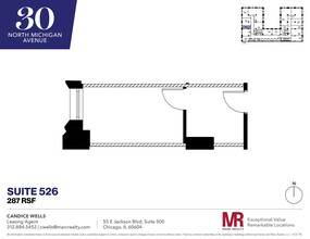 30 N Michigan Ave, Chicago, IL en alquiler Plano de la planta- Imagen 1 de 7