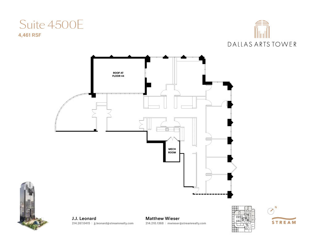 2200 Ross Ave, Dallas, TX en alquiler Plano de la planta- Imagen 1 de 1