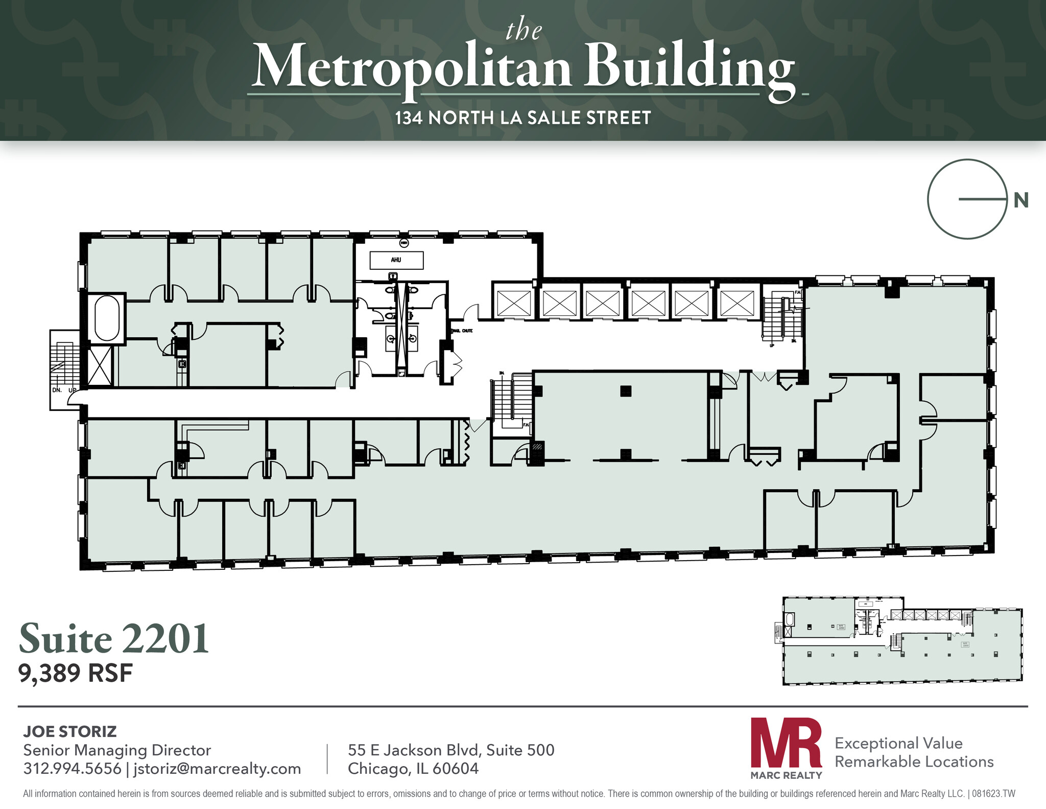 134 N LaSalle St, Chicago, IL en alquiler Plano de la planta- Imagen 1 de 20