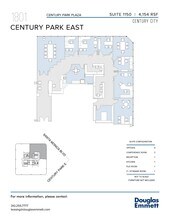 1801 Century Park E, Los Angeles, CA en alquiler Plano de la planta- Imagen 1 de 1