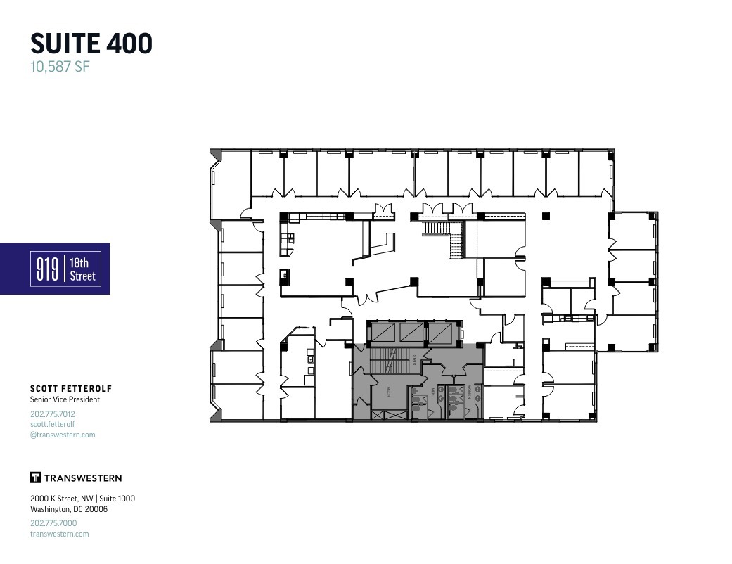 919 18th St NW, Washington, DC en alquiler Plano de la planta- Imagen 1 de 1