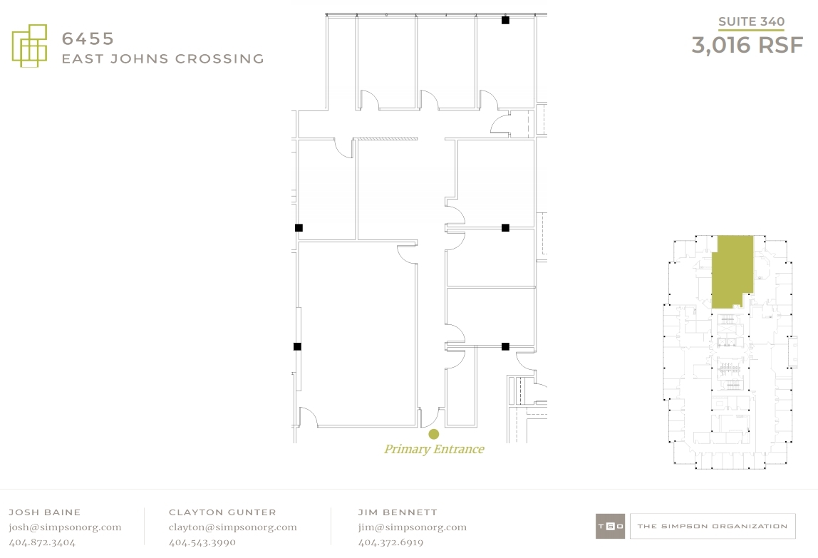 6455 E Johns Xing, Johns Creek, GA en alquiler Plano de la planta- Imagen 1 de 1