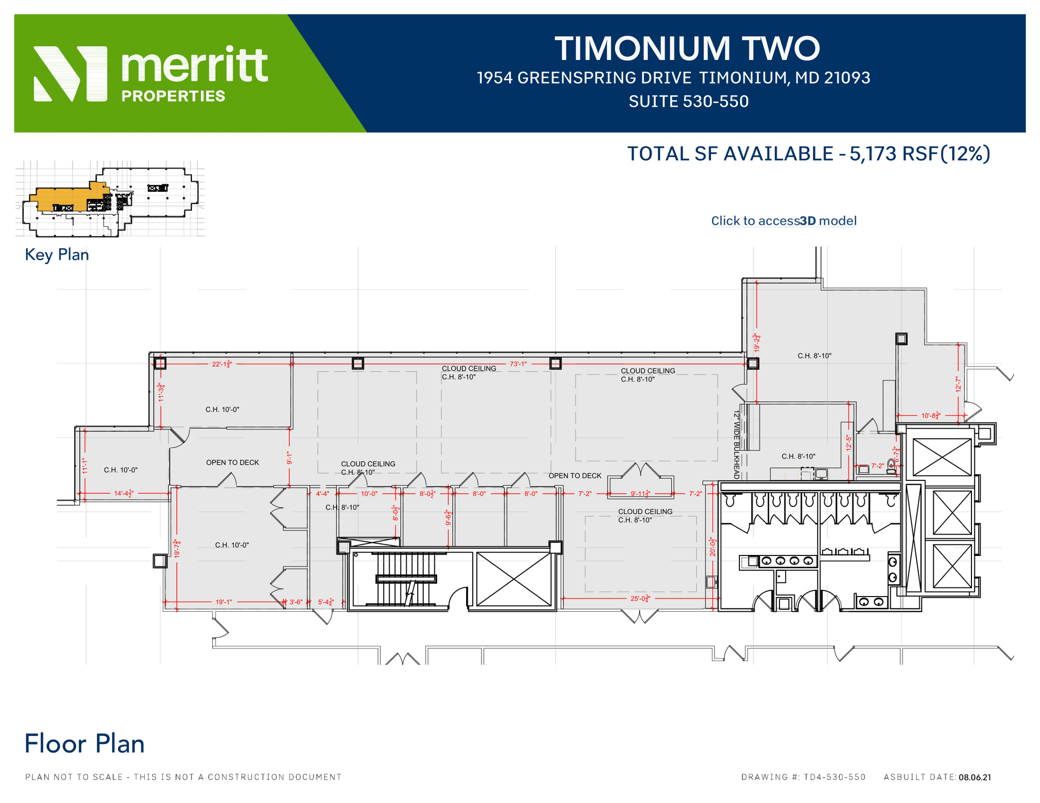 1966 Greenspring Dr, Timonium, MD en alquiler Plano de la planta- Imagen 1 de 1