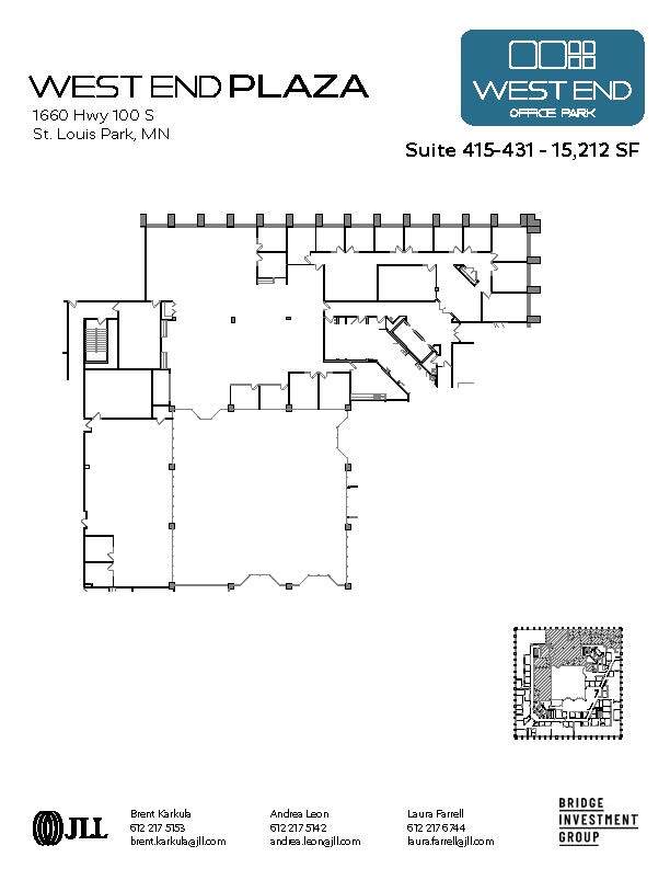 1665 Utica Ave S, Saint Louis Park, MN en alquiler Plano de la planta- Imagen 1 de 2