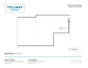 14675 Dallas Pky, Dallas, TX en alquiler Plano de la planta- Imagen 1 de 1