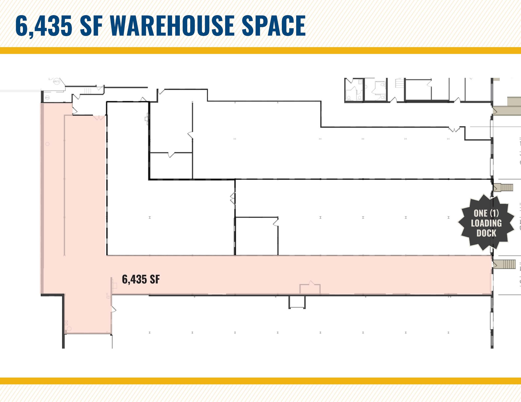 6801 Eastern Ave, Baltimore, MD en alquiler Plano de la planta- Imagen 1 de 1