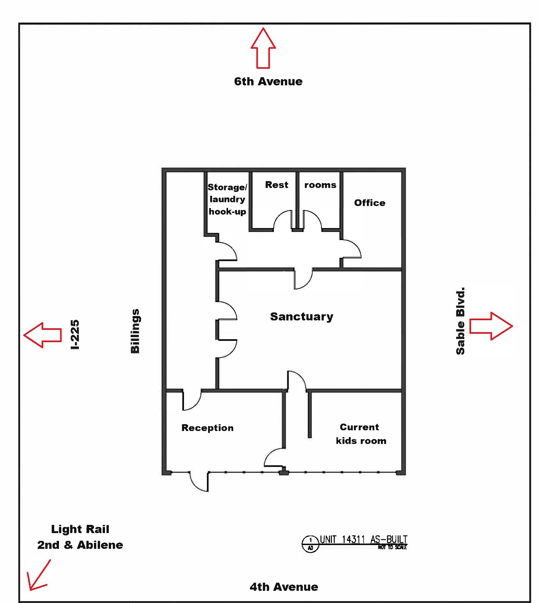 409-509 Sable Blvd, Aurora, CO en alquiler Plano del sitio- Imagen 1 de 1