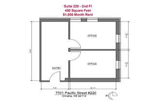 7701 Pacific St, Omaha, NE en alquiler Plano de la planta- Imagen 1 de 1