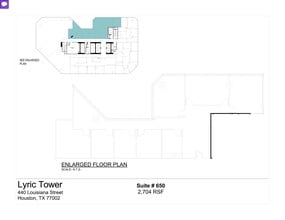 440 Louisiana St, Houston, TX en alquiler Plano del sitio- Imagen 1 de 1