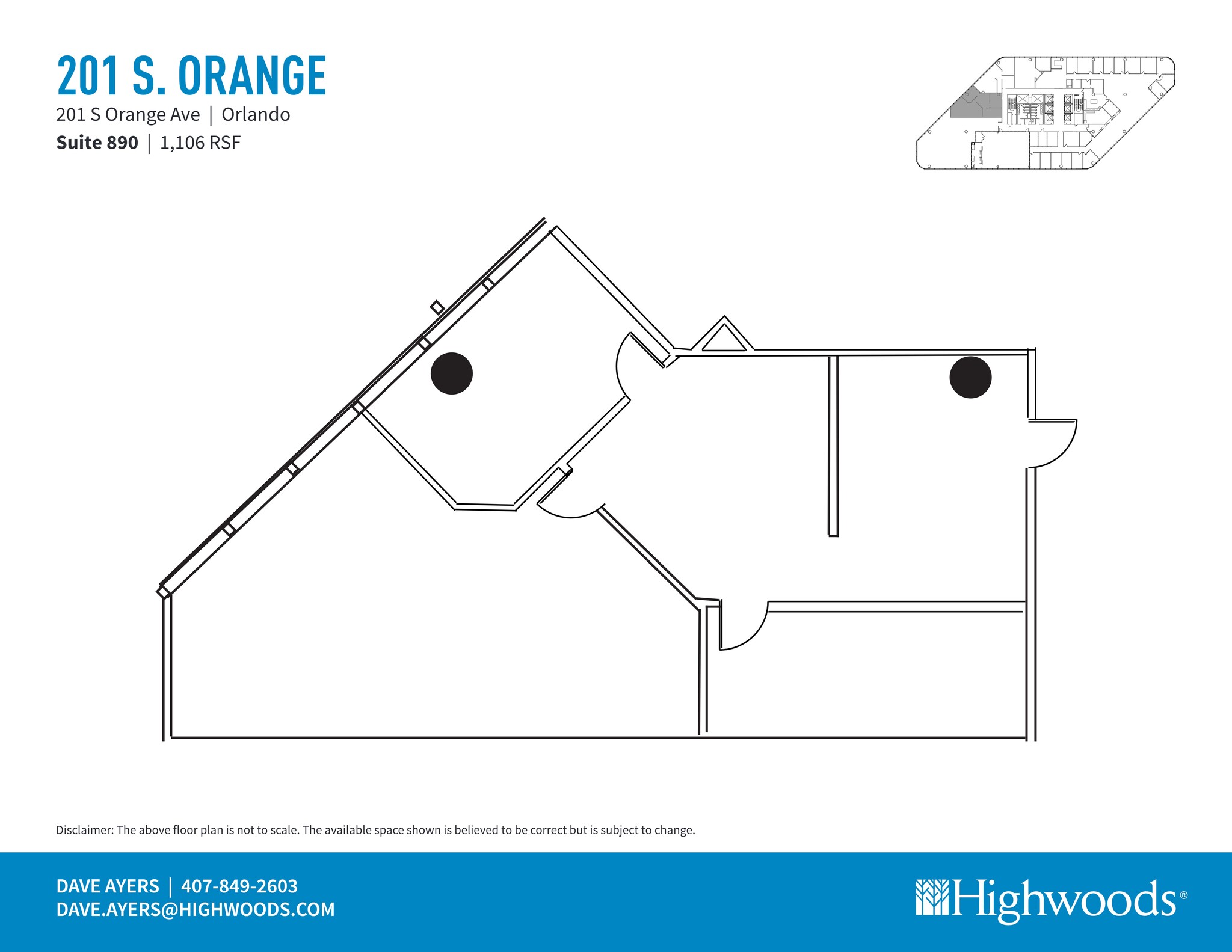 201 S Orange Ave, Orlando, FL en alquiler Plano del sitio- Imagen 1 de 1