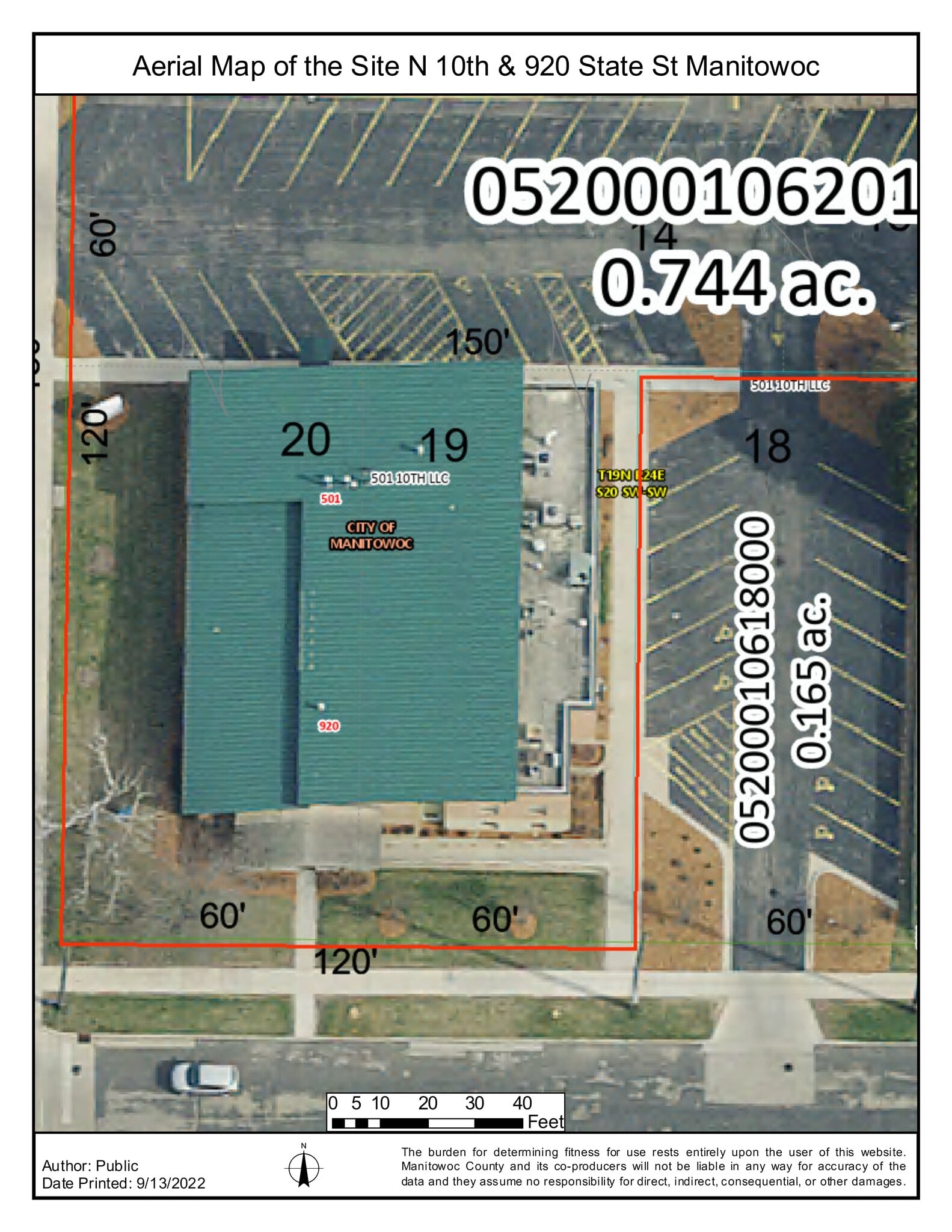 920 State St, Manitowoc, WI en alquiler Plano del sitio- Imagen 1 de 13