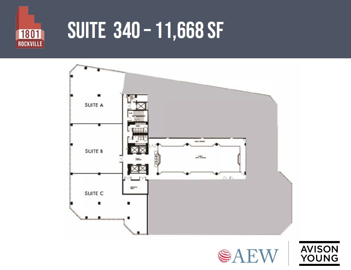 1801 Rockville Pike, Rockville, MD en alquiler Plano de la planta- Imagen 1 de 1