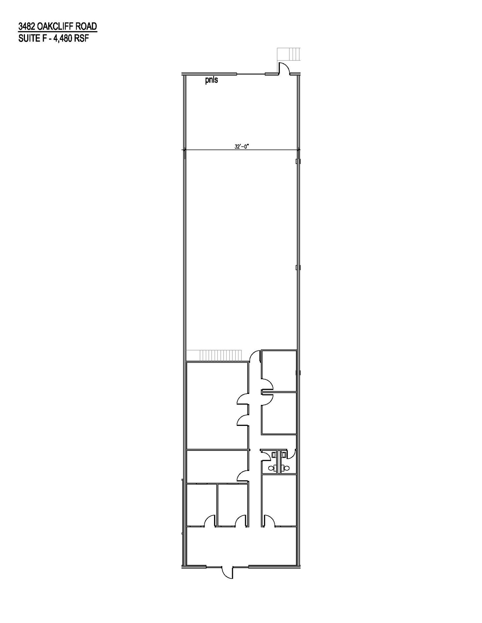 3482 Oakcliff Rd, Doraville, GA en alquiler Plano de la planta- Imagen 1 de 1