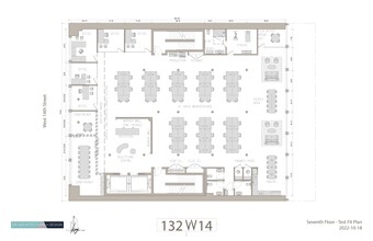 132 W 14th St, New York, NY en venta Plano de planta tipo- Imagen 2 de 4