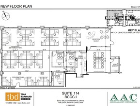 8020 Arco Corporate Dr, Raleigh, NC en alquiler Plano de la planta- Imagen 2 de 2