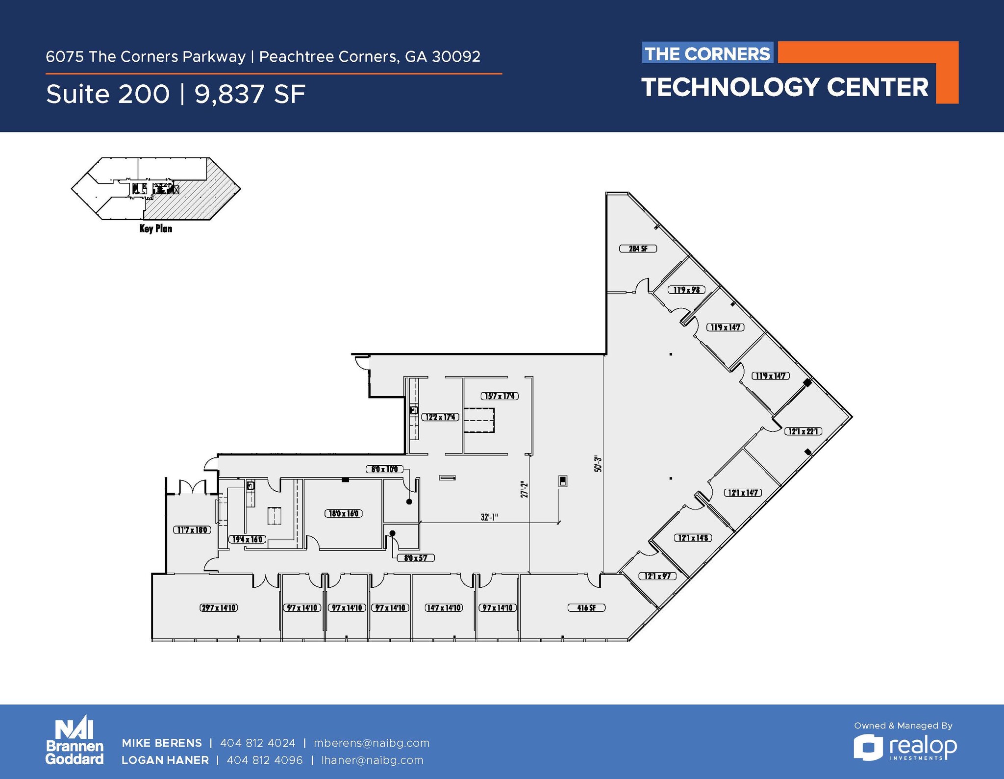 6075 The Corners Pky, Peachtree Corners, GA en alquiler Plano de la planta- Imagen 1 de 1