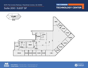 6075 The Corners Pky, Peachtree Corners, GA en alquiler Plano de la planta- Imagen 1 de 1