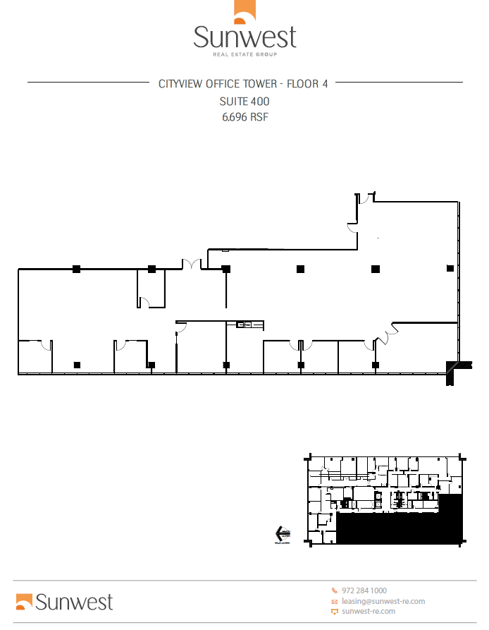 5339 Alpha Rd, Dallas, TX en alquiler Plano de la planta- Imagen 1 de 1