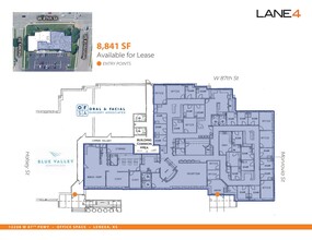 12208-12210 W 87th Street Pky, Lenexa, KS en alquiler Plano de la planta- Imagen 1 de 1