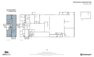 1202 Black Lake Blvd SW, Olympia, WA en alquiler Plano de la planta- Imagen 2 de 13