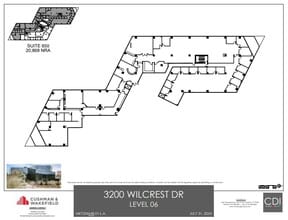 3200 Wilcrest Dr, Houston, TX en alquiler Plano de la planta- Imagen 1 de 1