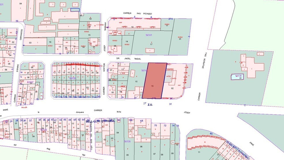 Carrer Josep Pané, Bell-lloc d'Urgell, Lérida en venta - Plano de la planta - Imagen 1 de 12