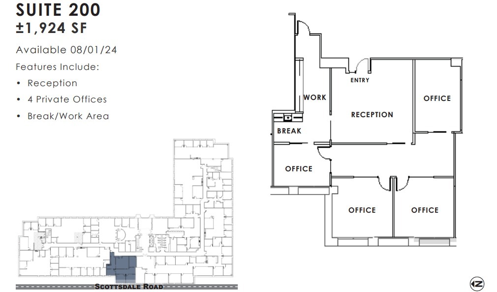 11333 N Scottsdale Rd, Scottsdale, AZ en alquiler Plano de la planta- Imagen 1 de 1