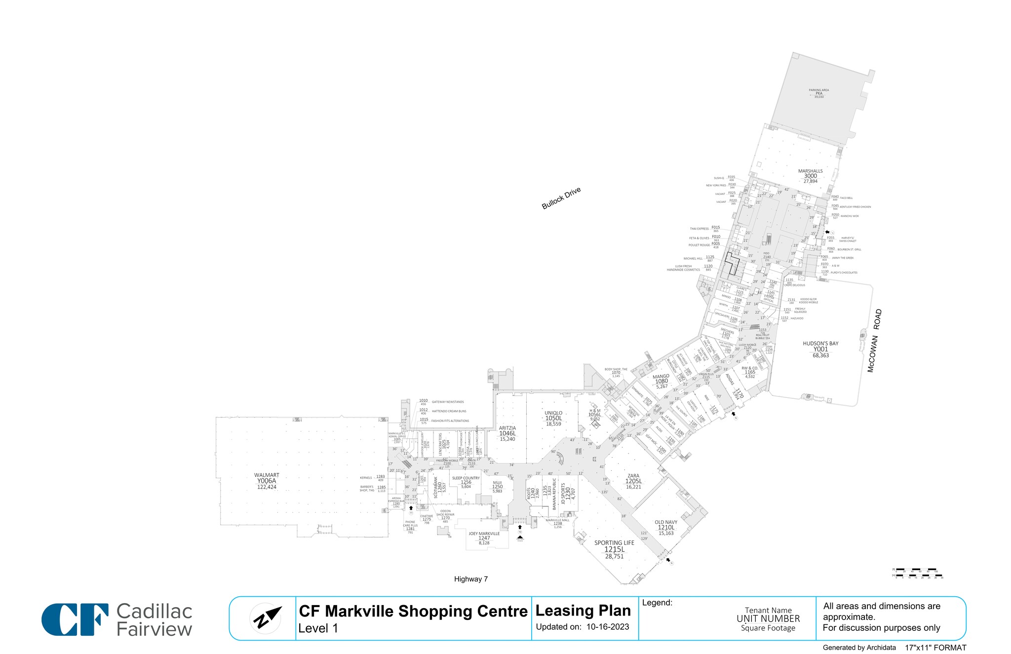 5000 Highway 7 E, Markham, ON en alquiler Plano del sitio- Imagen 1 de 1