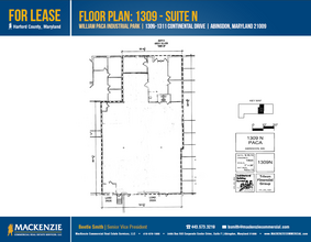 1301 Continental Dr, Abingdon, MD en alquiler Plano de la planta- Imagen 1 de 1