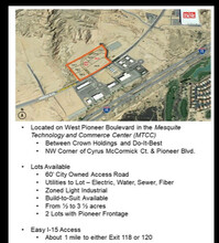 601 Cyrus McCormick Ct., Mesquite, NV - VISTA AÉREA  vista de mapa