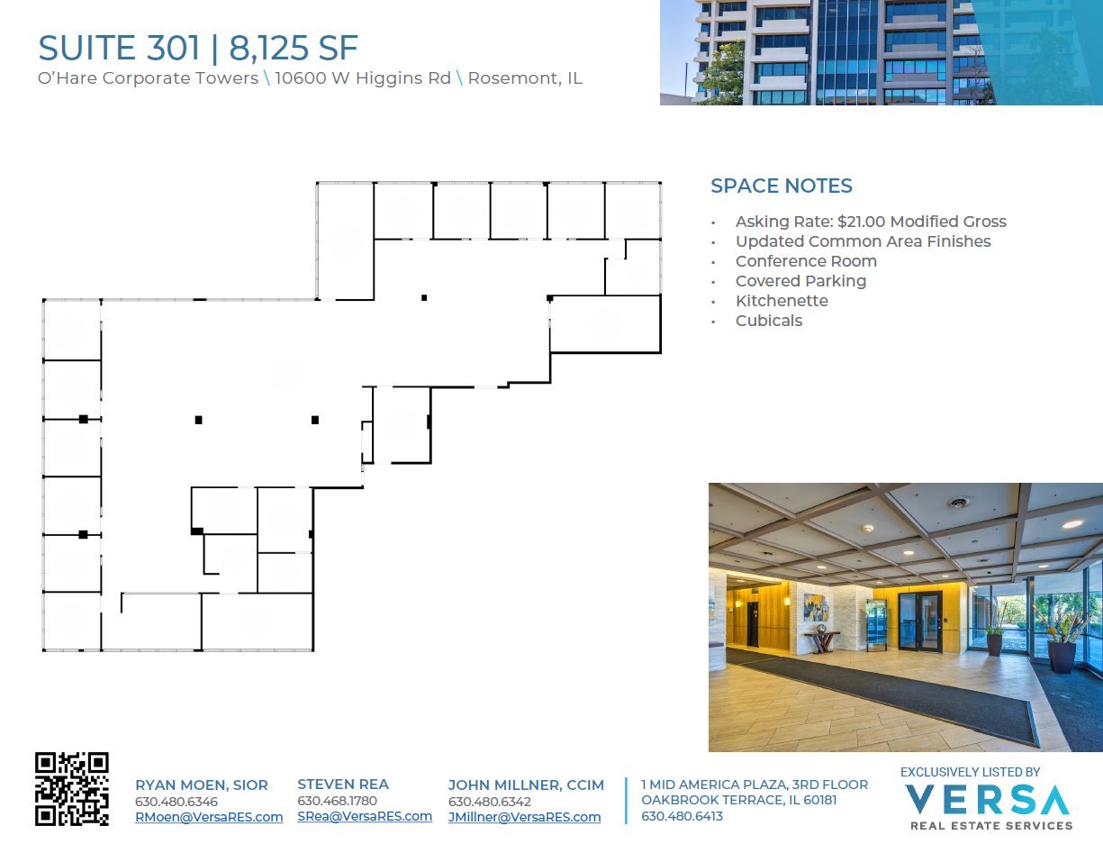 10600 W Higgins Rd, Rosemont, IL en alquiler Plano de la planta- Imagen 1 de 1