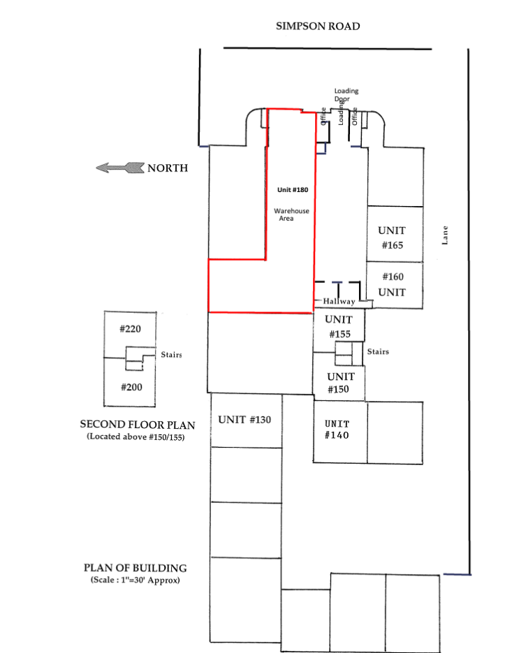 2851 Simpson Rd, Richmond, BC en alquiler Plano de la planta- Imagen 1 de 1