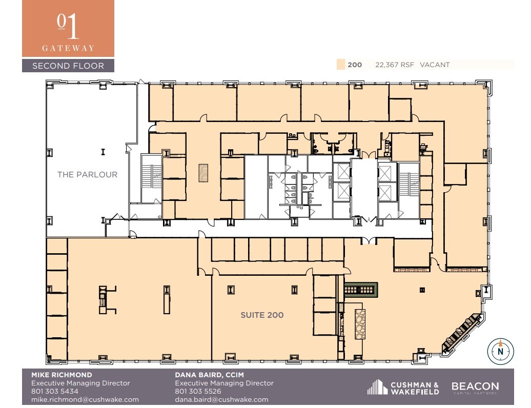 90 S 400 W, Salt Lake City, UT en alquiler Plano de la planta- Imagen 1 de 1