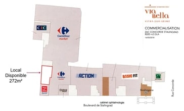 96 Boulevard De Stalingrad, Vitry-sur-Seine en alquiler Plano del sitio- Imagen 2 de 3