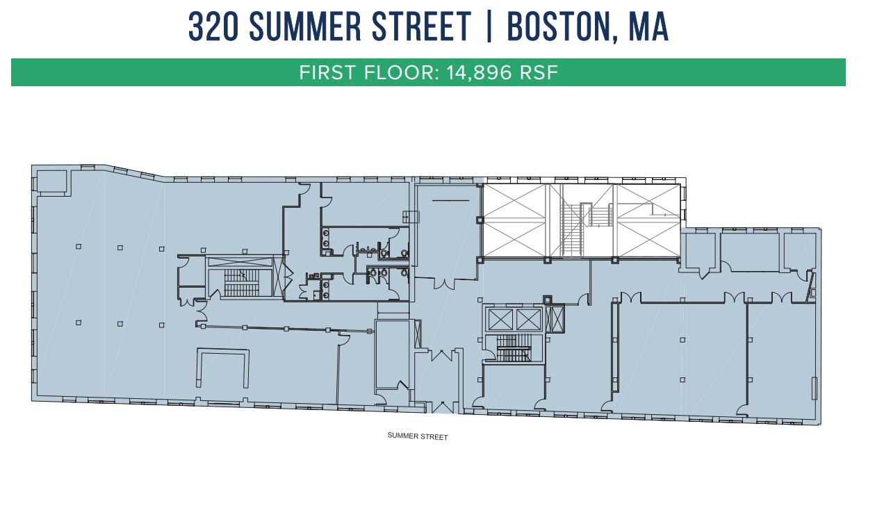 320 Summer St, Boston, MA en alquiler Plano de la planta- Imagen 1 de 1