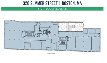 320 Summer St, Boston, MA en alquiler Plano de la planta- Imagen 1 de 1