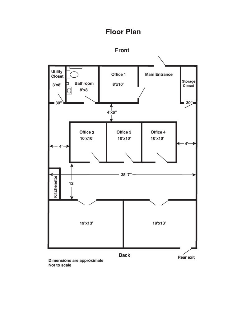 3 Winnenden Rd, Norwich, CT en alquiler Plano de la planta- Imagen 1 de 2